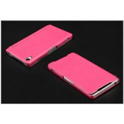 Etui Xperia Z2 Folio En Simili Cuir Fushia -All For Phone Magasin etui sony xperia z2 frac920 1