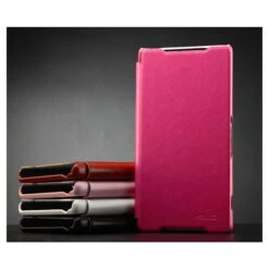 Etui Xperia Z2 Folio En Simili Cuir Fushia -All For Phone Magasin etui sony xperia z2 frac920 2