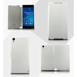 Etui Xperia Z2 Folio En Simili Cuir Blanc -All For Phone Magasin etui sony xperia z2 frac921 1