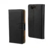 Etui Xperia Z3 Compact Split Cuir Noir -All For Phone Magasin etui sony xperia z3 compact frac1103