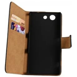 Etui Xperia Z3 Compact Split Cuir Noir -All For Phone Magasin etui sony xperia z3 compact frac1103 6