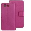 Etui Xperia Z3 Compact Split Cuir Fushia -All For Phone Magasin etui sony xperia z3 compact frac1105