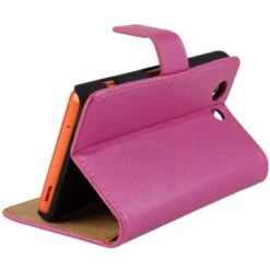 Etui Xperia Z3 Compact Split Cuir Fushia -All For Phone Magasin etui sony xperia z3 compact frac1105 2