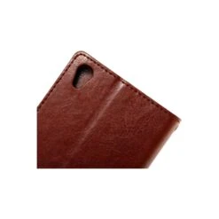 Etui Xperia Z3 Cuir Laqué Marron -All For Phone Magasin etui sony xperia z3 frac914 2