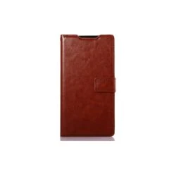 Etui Xperia Z3 Cuir Laqué Marron