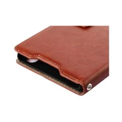 Etui Xperia Z3 Cuir Laqué Marron -All For Phone Magasin etui sony xperia z3 frac914 4