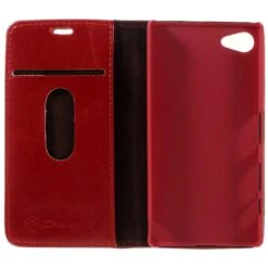 Etui Xperia Z5 Compact Style Cuir Elegant Rouge -All For Phone Magasin etui sony xperia z5 frac1815 7