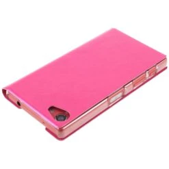Etui Xperia Z5 Compact Avec Fenêtre Rose -All For Phone Magasin etui sony xperia z5 frac1816 12