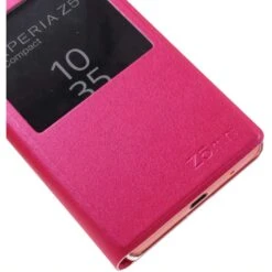 Etui Xperia Z5 Compact Avec Fenêtre Rose -All For Phone Magasin etui sony xperia z5 frac1816 14