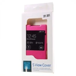 Etui Xperia Z5 Compact Avec Fenêtre Rose -All For Phone Magasin etui sony xperia z5 frac1816 17