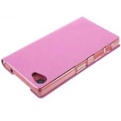 Etui Xperia Z5 Compact Avec Fenêtre Rose -All For Phone Magasin etui sony xperia z5 frac1816 3