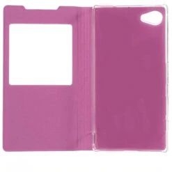 Etui Xperia Z5 Compact Avec Fenêtre Rose -All For Phone Magasin etui sony xperia z5 frac1816 7