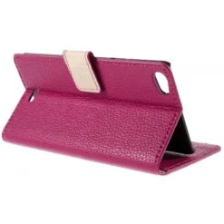 Etui Wiko Highway Pure 4G Simili-Cuir Fushia -All For Phone Magasin etui wiko highway frac1197 4