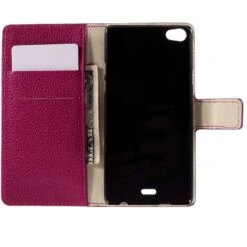 Etui Wiko Highway Pure 4G Simili-Cuir Fushia -All For Phone Magasin etui wiko highway frac1197 5