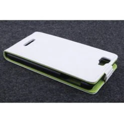 Etui Wiko Rainbow Vertical Blanc -All For Phone Magasin etui wiko rainbow frac1180 2