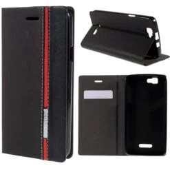 Etui Wiko Rainbow Bi-Color Noir