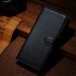 Etui Wiko Wax Portefeuille Noir