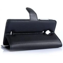 Etui Wiko Wax Portefeuille Noir -All For Phone Magasin etui wiko wax frac1182 5