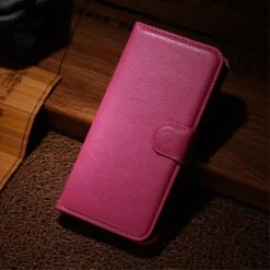 Etui Wiko Wax Portefeuille Fushia