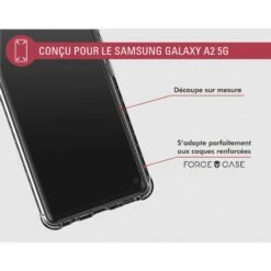 Film En Verre Trempé Galaxy A42 5G - FORCE GLASS - Ultra Résistant - Garantie à Vie -All For Phone Magasin film en verre trempe galaxy a42 5g force glass frac4955 3