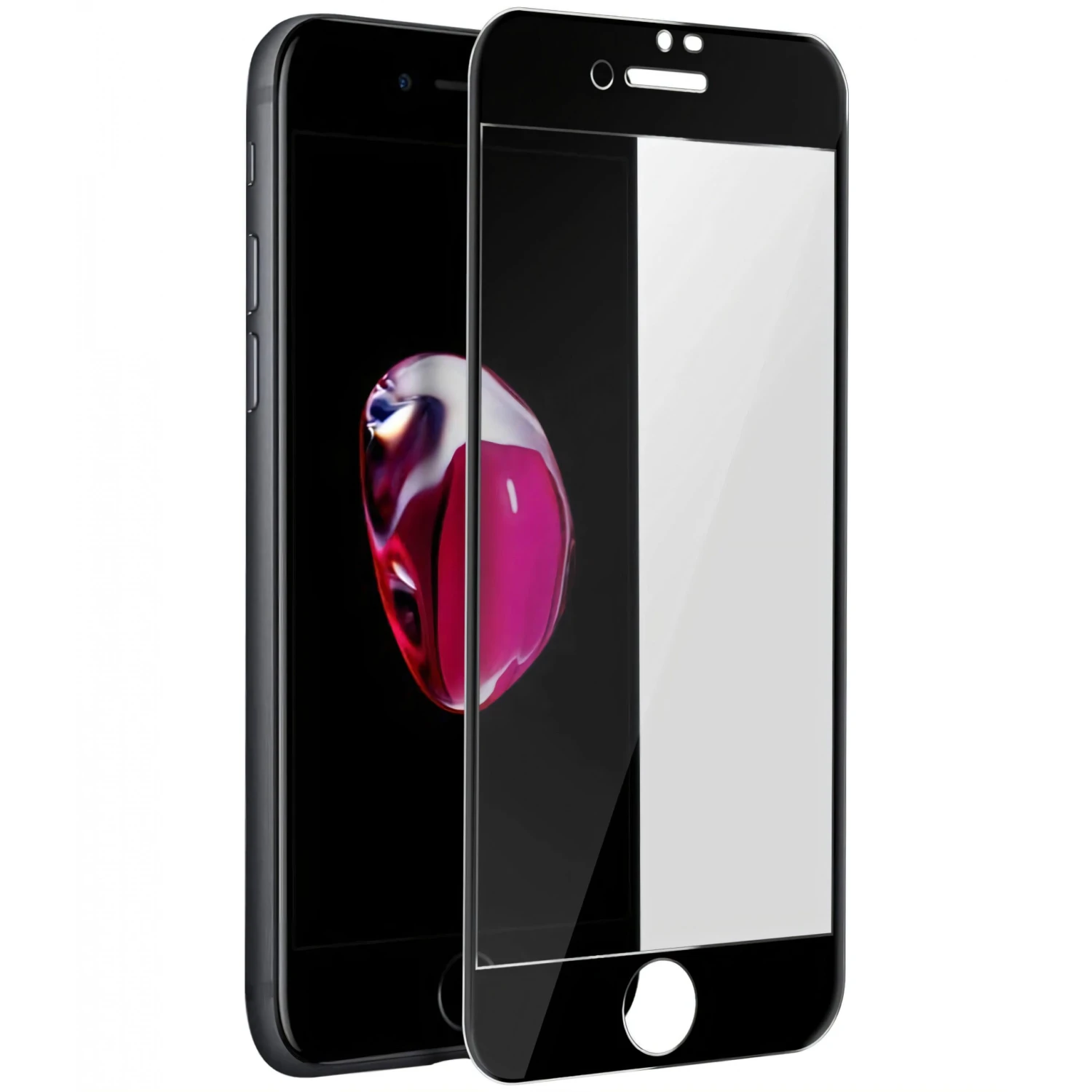 Film En Verre Trempé 5D IPhone SE 2022, SE 2020 Et IPhone 8, 7 Noir 4 Film En Verre Trempé 5D IPhone SE 2022, SE 2020 Et IPhone 8, 7 Noir – Image 2