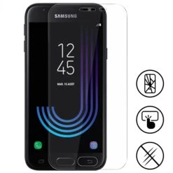 Film En Verre Trempé Samsung Galaxy J3 2017 Transparent