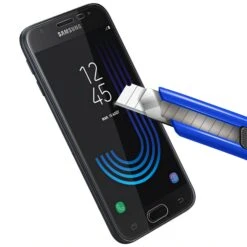 Film En Verre Trempé Samsung Galaxy J3 2017 Transparent -All For Phone Magasin film protection galaxy j3 2017 frac2639 3
