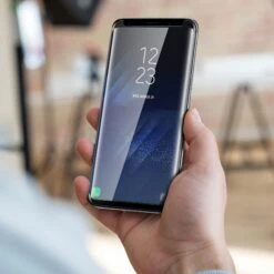 Film En Verre Trempé Samsung Galaxy S8 Noir -All For Phone Magasin film protection galaxy s8 frac2642 10