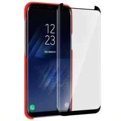 Film En Verre Trempé Samsung Galaxy S8 Noir -All For Phone Magasin film protection galaxy s8 frac2642 5