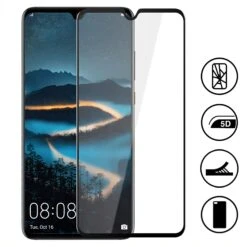Film En Verre Trempé Huawei Mate 20 Pro Noir -All For Phone Magasin film protection huawei mate 20 pro frac2652 5