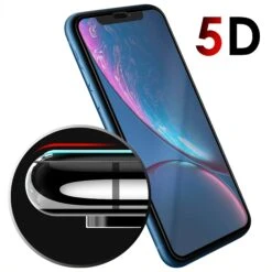 Film En Verre Trempé Iphone XR Et IPhone 11 Noir - 5D -All For Phone Magasin film protection iphone xr frac2640 4