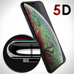 Film En Verre Trempé IPhone XS Max Noir 5D -All For Phone Magasin film protection iphone xs max frac2641 4