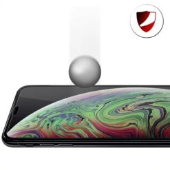 Film En Verre Trempé IPhone XS Max Noir 5D -All For Phone Magasin film protection iphone xs max frac2641 6