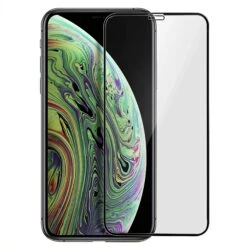 Film Verre Trempé 6D Iphone X, XS Et IPhone 11 Pro Noir - Résistant