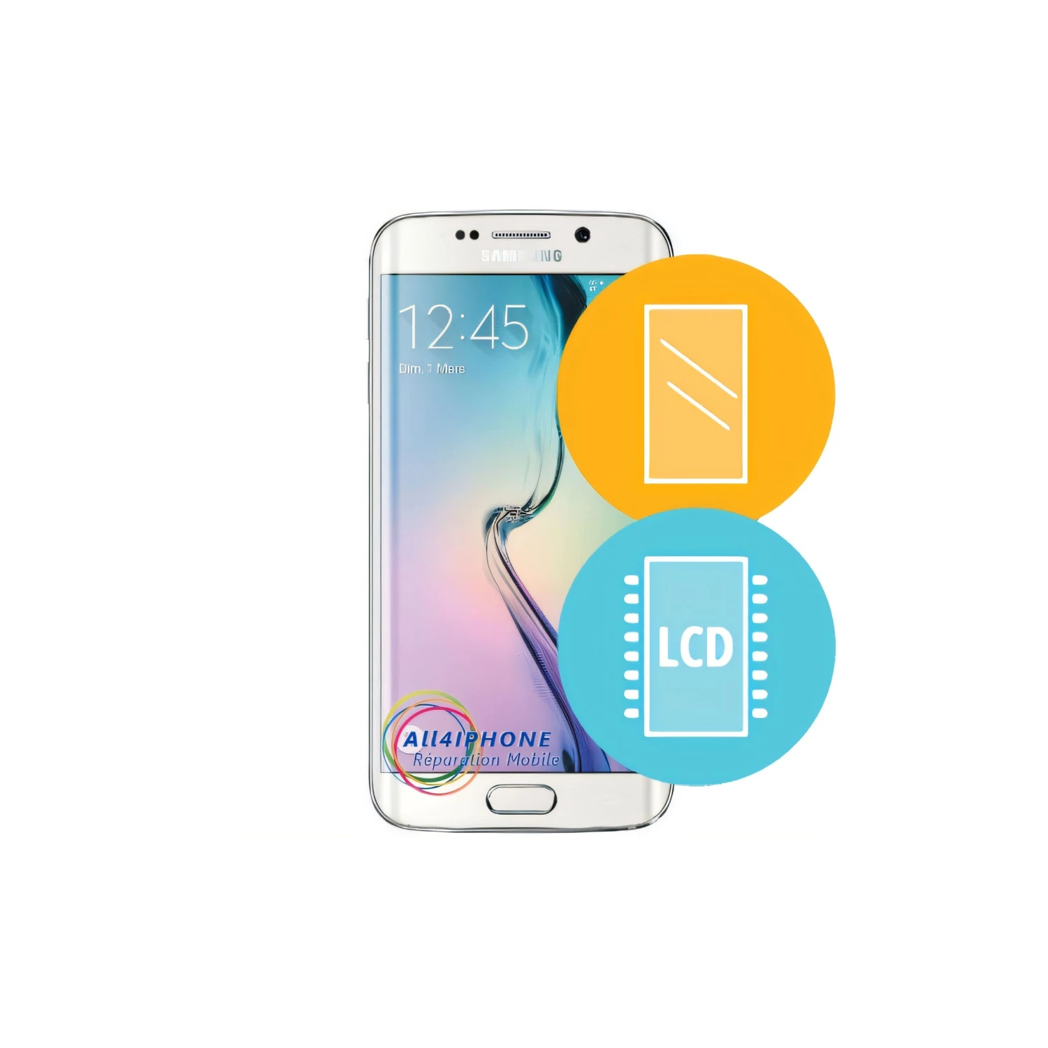 Réparation écran Tactile Et Contour Galaxy S6 3 Réparation écran Tactile Et Contour Galaxy S6