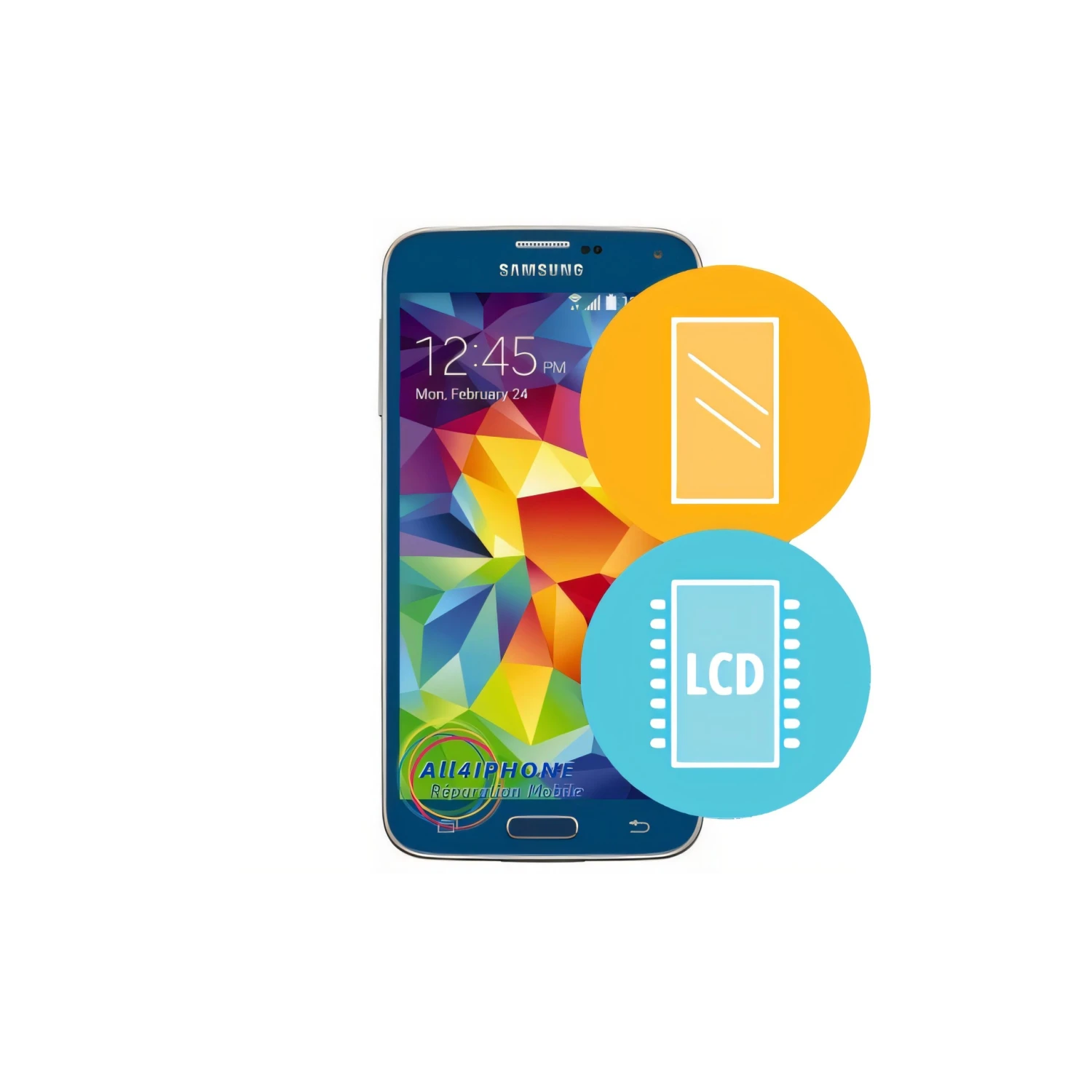 Réparation écran Galaxy S5 - LCD + Tactile Et Contour 4 Réparation écran Galaxy S5 - LCD + Tactile Et Contour – Image 2