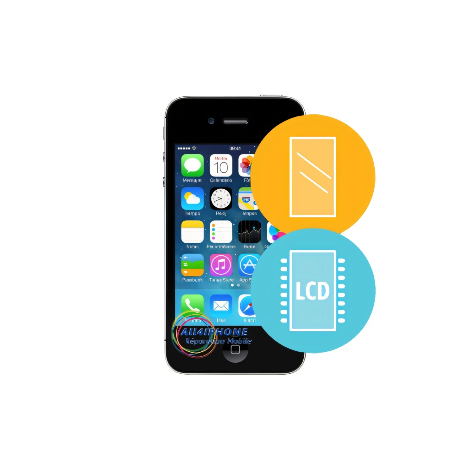 Réparation écran IPhone 4 / 4S - LCD Et Tactile Complet 4 Réparation écran IPhone 4 / 4S - LCD Et Tactile Complet – Image 2