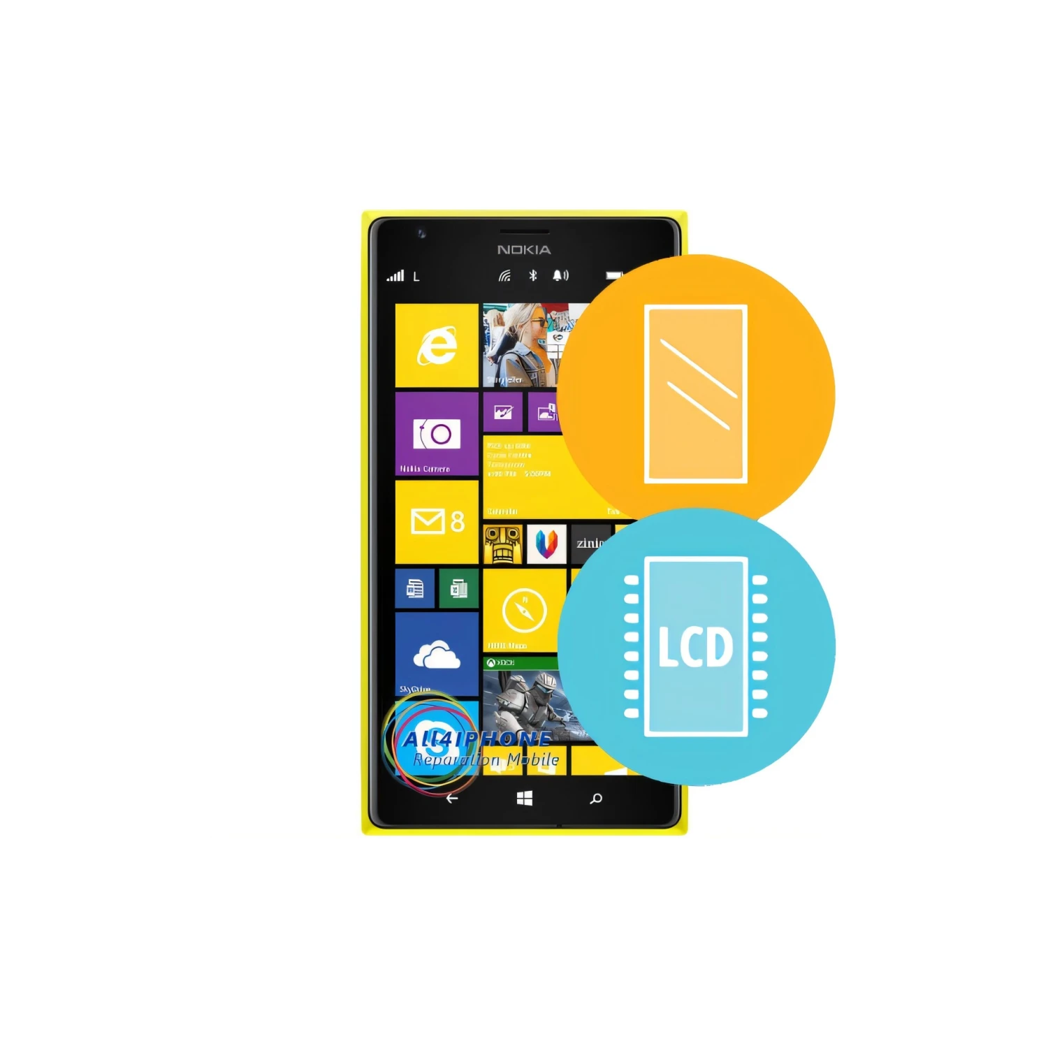 Réparation écran Nokia Lumia 1520 4 Réparation écran Nokia Lumia 1520 – Image 2