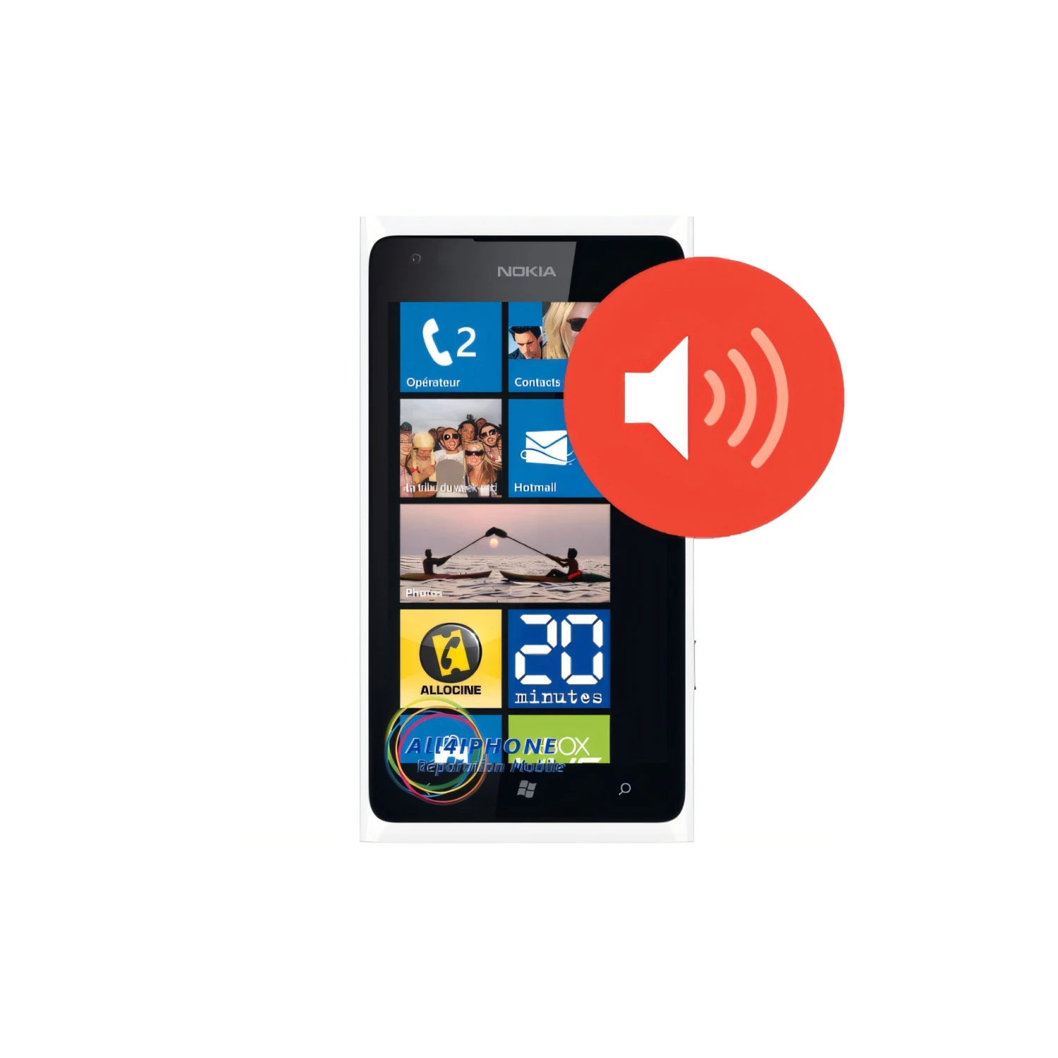 Réparation Haut Parleur Nokia Lumia 900 3 Réparation Haut Parleur Nokia Lumia 900