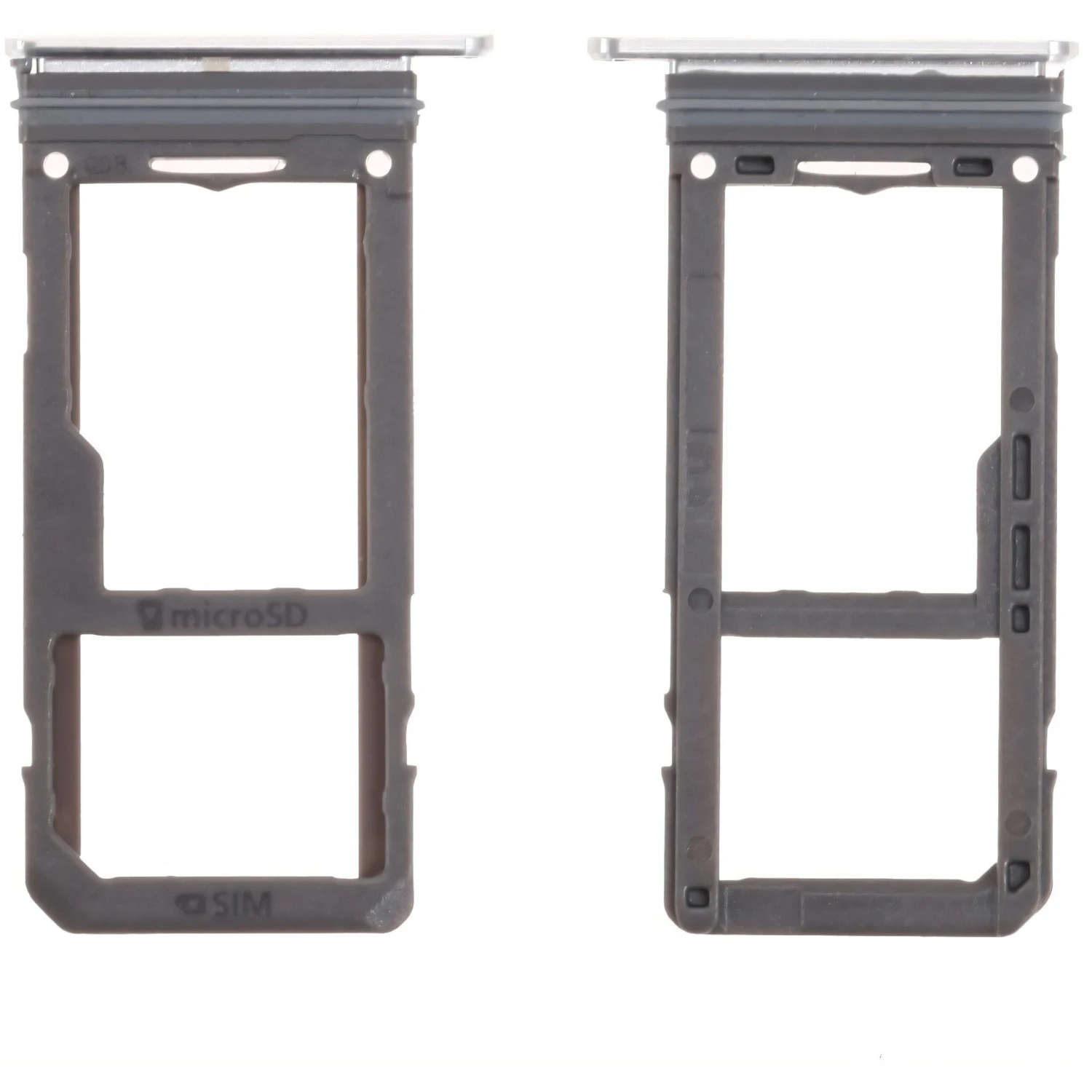 Tiroir Carte Sim Et SD Samsung Galaxy S8 G950F / S8 Plus G955F Argent 3 Tiroir Carte Sim Et SD Samsung Galaxy S8 G950F / S8 Plus G955F Argent