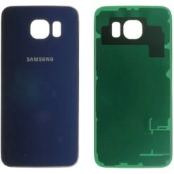 Vitre Arrière Samsung Galaxy S6 G920F Officiel Bleu
